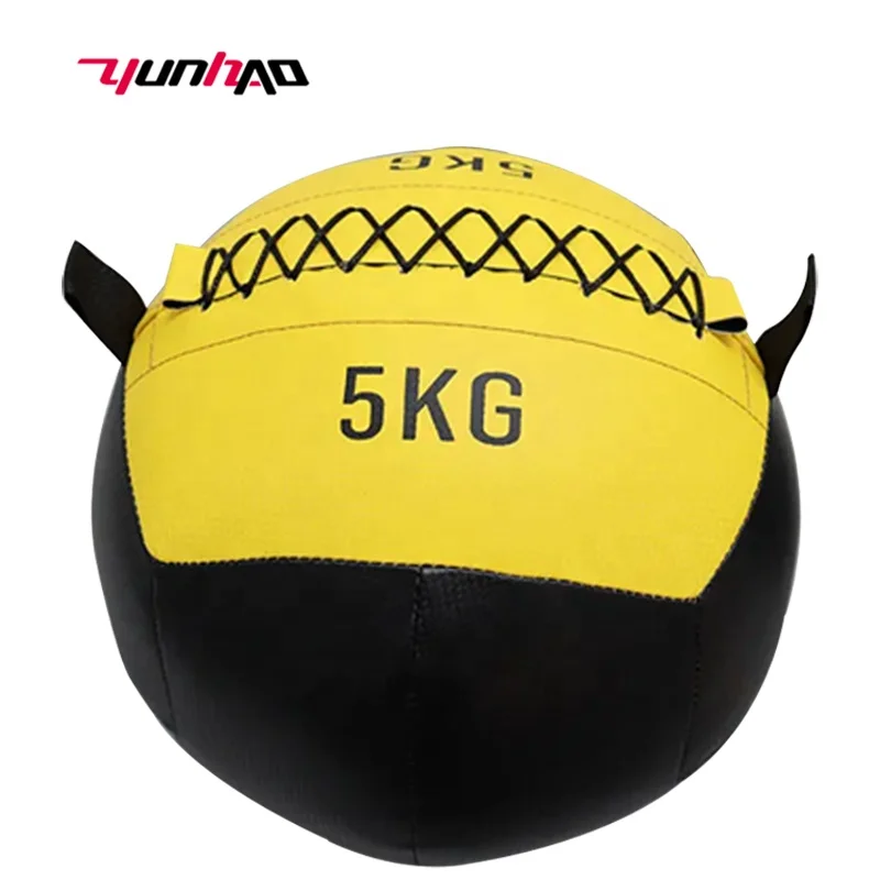 New popular Customized Logo Fitness Equipment Strength Training Colourful PVC Medicine Ball 5 KG