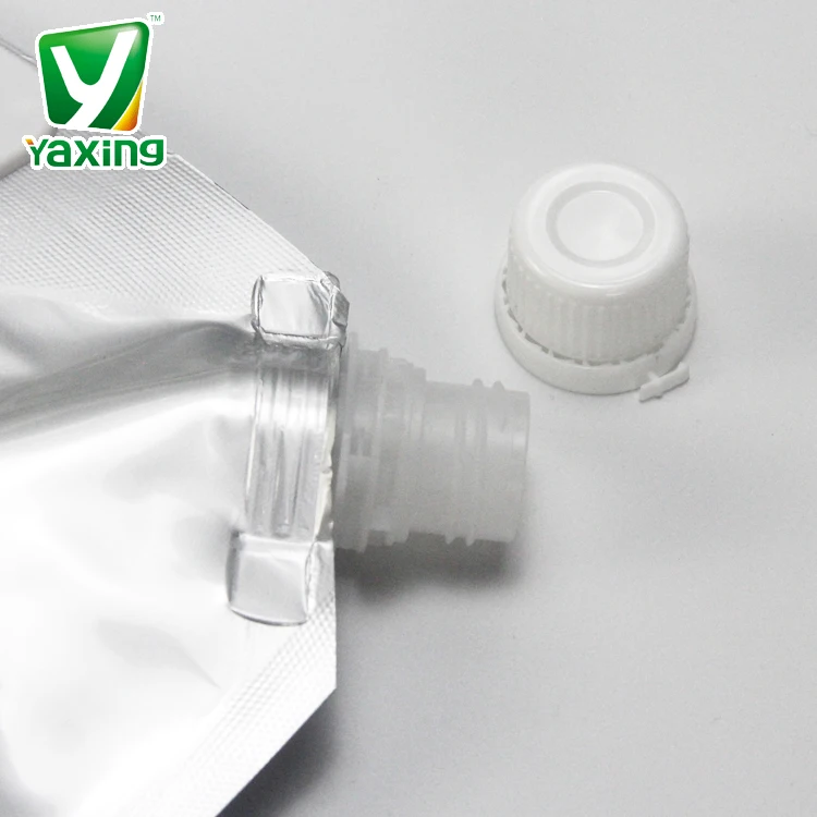 Portable folding beer juice Wine Beverage water Liquid upright spray pocket packaging Outdoor aluminum foil spray pocket
