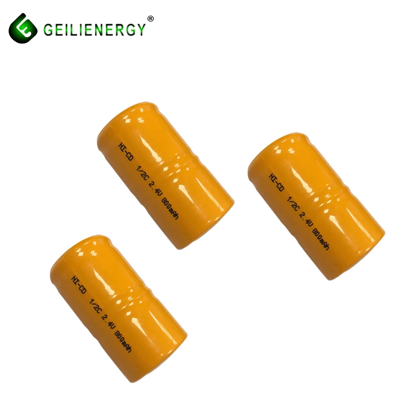  1/2C 2 4 v Ni cd 800mah аккумулятор для аварийного