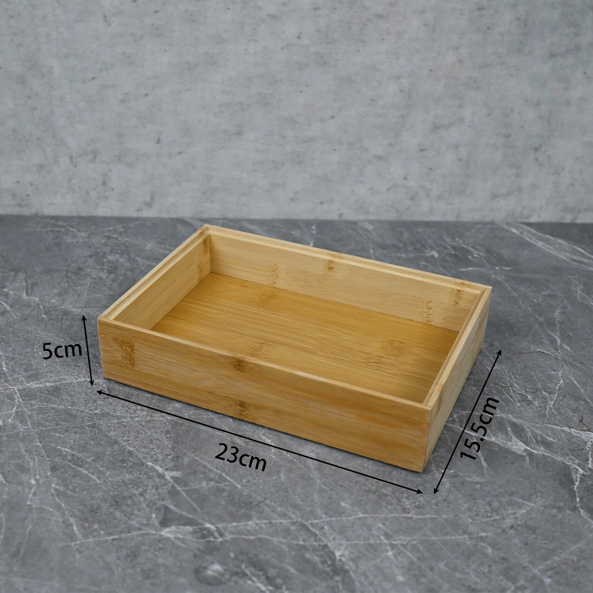 Wholesale Customizable Wooden Cosmetics Collapsible Foldable Storage Boxes Bins Jewelry Deak Kitchen Bamboo Organizer