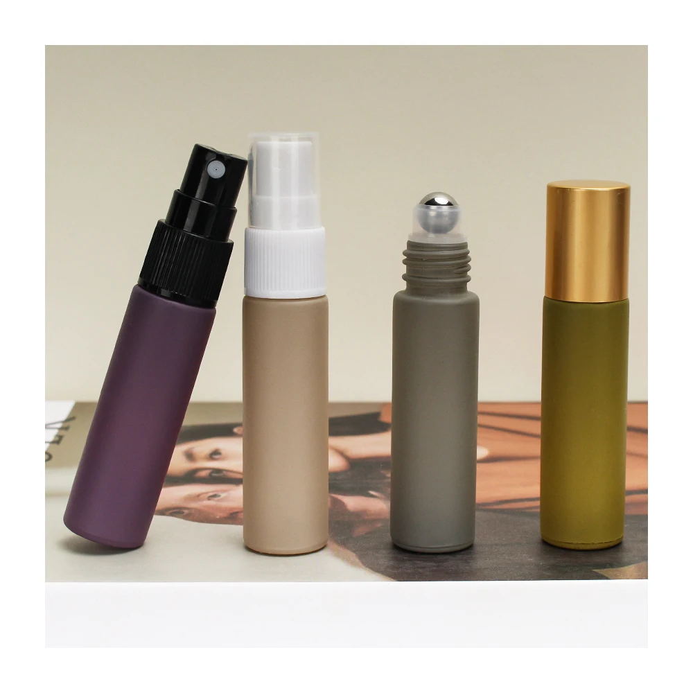5ml 10ml Crystal Fancy Empty Deodorant Essential Oil Roll On Glass Bottle Perfume Roller Attar Bottle with for Ball