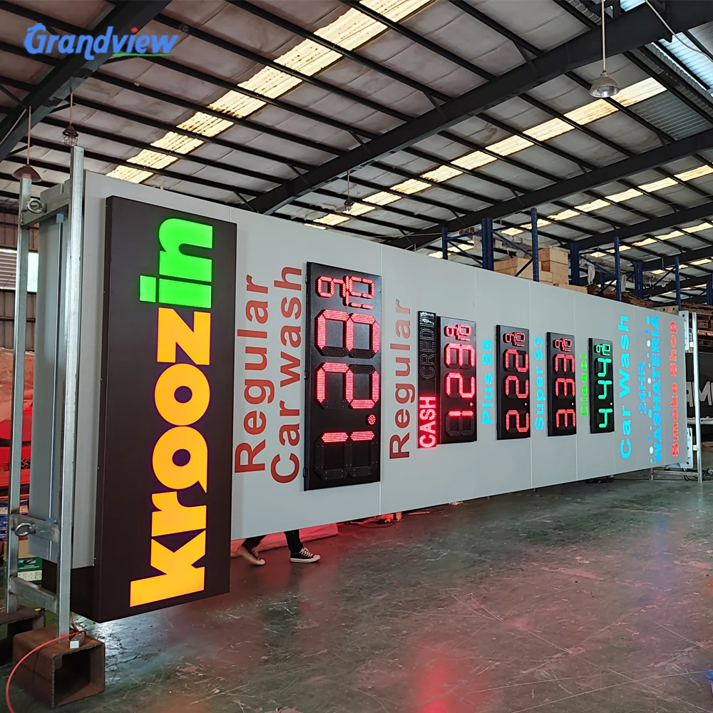 Manufacturer Price Illuminated 3D Outdoor Direction Led Signage Totem Signs large aluminium Pylon Sign For Hotel shopping mall