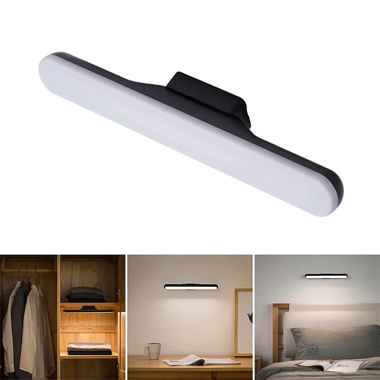 LED Wall Lamp USB Rechargeable Hanging Magnetic Headboard Reading Wall Lamp Dormitory Reading Lamp