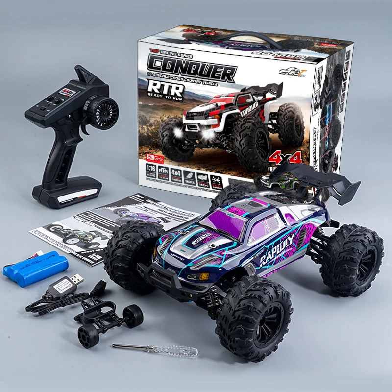 1/16 JT-16101 Electric 4WD RC Monster Truck (coupe) Remote control Truck High Speed Monster Truck for Kids
