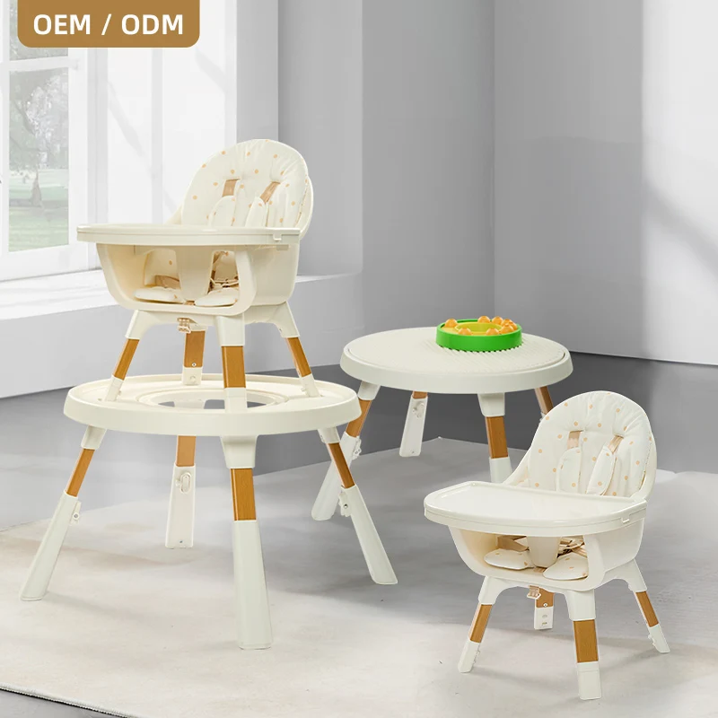 New Multi-functional Baby Chair for 6-36 months High Quality Luxury Sturdy Feeding Chair with Adjustable Height