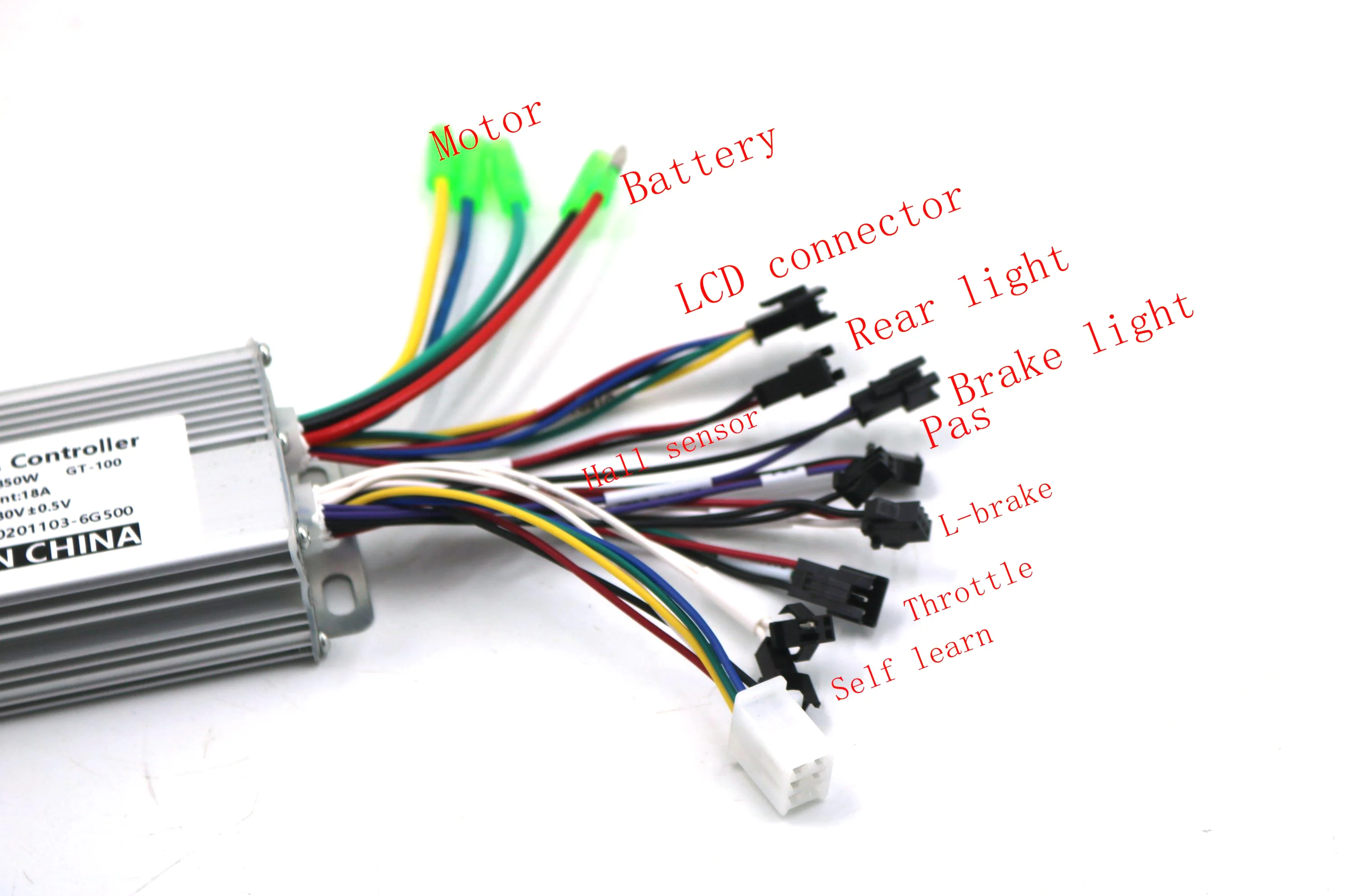 36V 48V 350W Brushless DC Motor Controller Ebike Controller +M5 LCD Display One Set