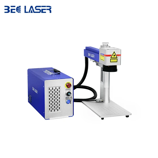 High precision portable mini fiber laser marking machine for metal aluminum date plate wood pencil marking