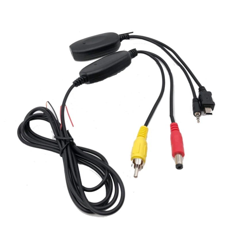 Wireless video signal transmitting kit for car camera monitor