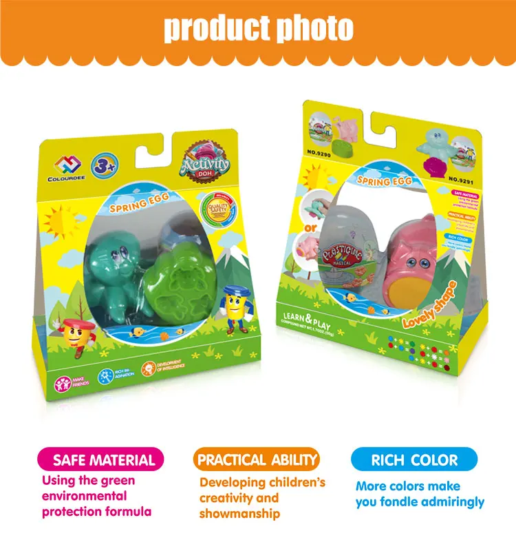 Hot Selling Manufacturer Factory Modeling Air Dry Clay Slime Play Dough For Kids Spring Easter Toys