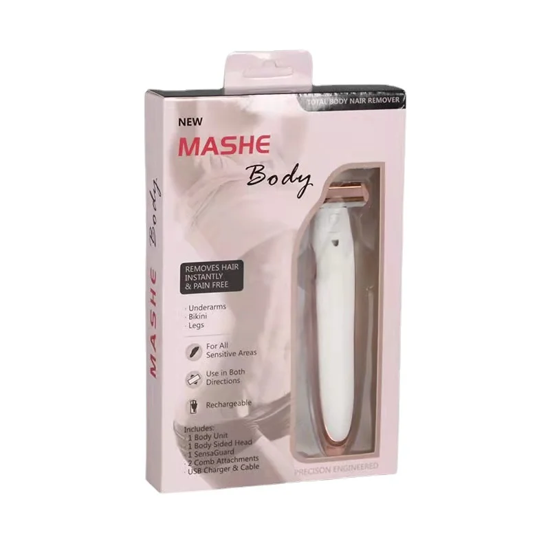 Wholesale Cheap Price Ladies Mini Shaver Epilator Electric Razor With Attachment Comb For Women