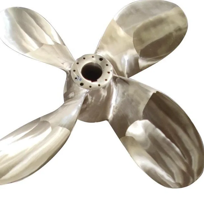 strong  endurable High Precision Bronze Cu1 Cu3 Cu4 4 Blade propeller with propeller shaft