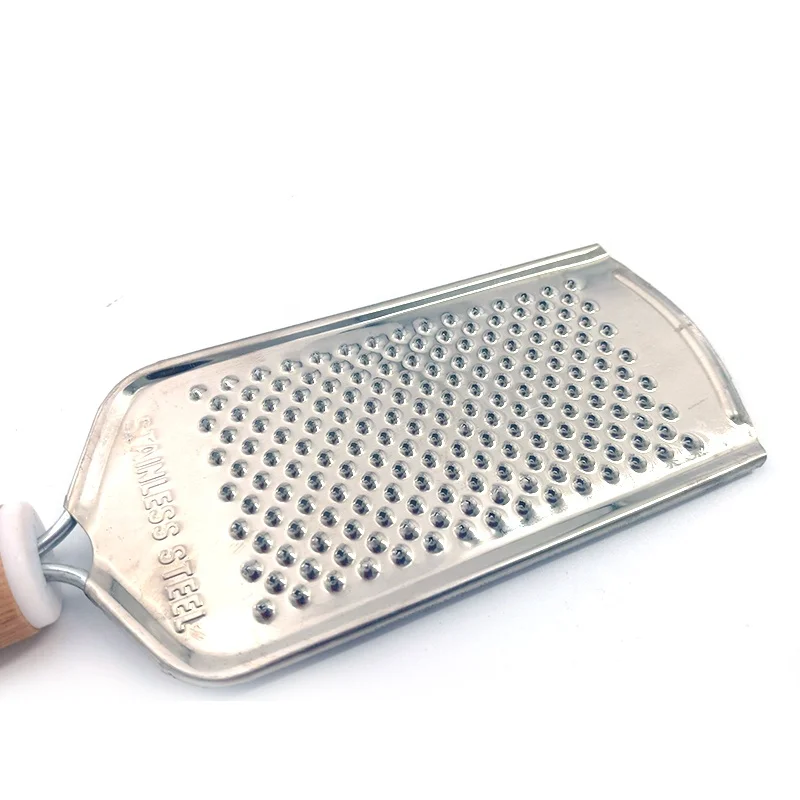 Kitchen gadgets wood handle stainless steel cheese grater vegetable fruit tool