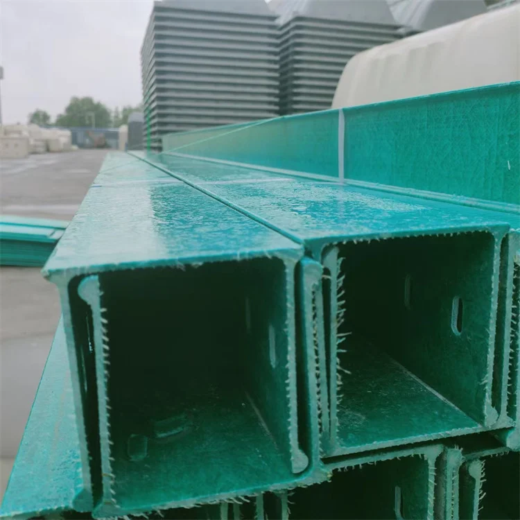 Corrosion resistant cable bridge FRP composite cable bridge with cover