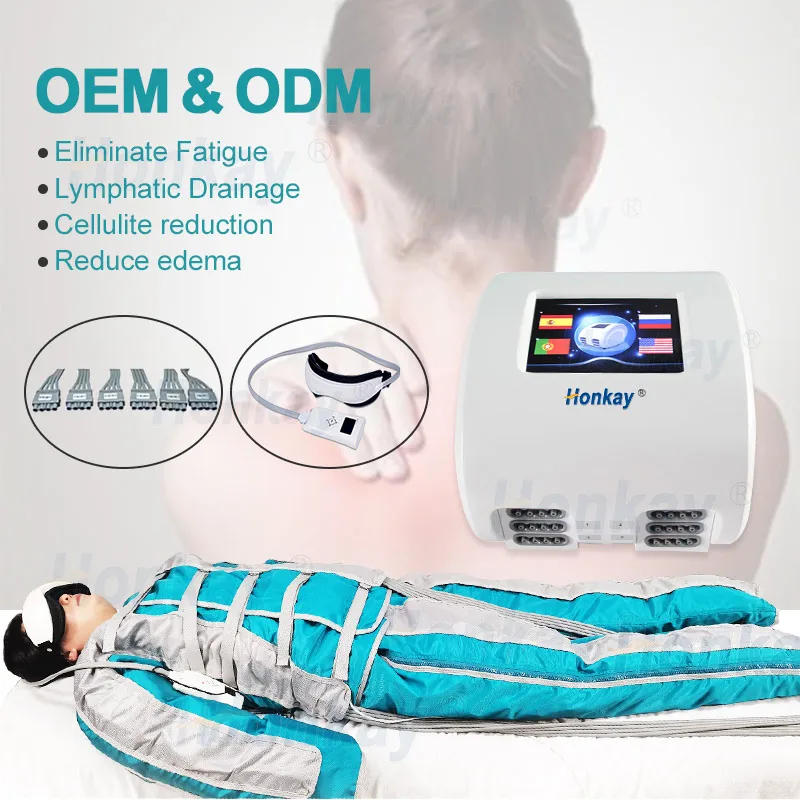 Professional Portable far infrared pressotherapy for fast body slimming detox machine