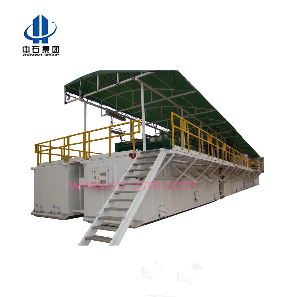 2021 Hot ! 20-300m3 volume Drilling rigs API Standard Skid-mounted mud cycle Solids Control System-mud tank