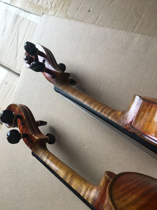 Best Oil Painting Violin Professional German Violin Handmade Antique 4/4 Violin
