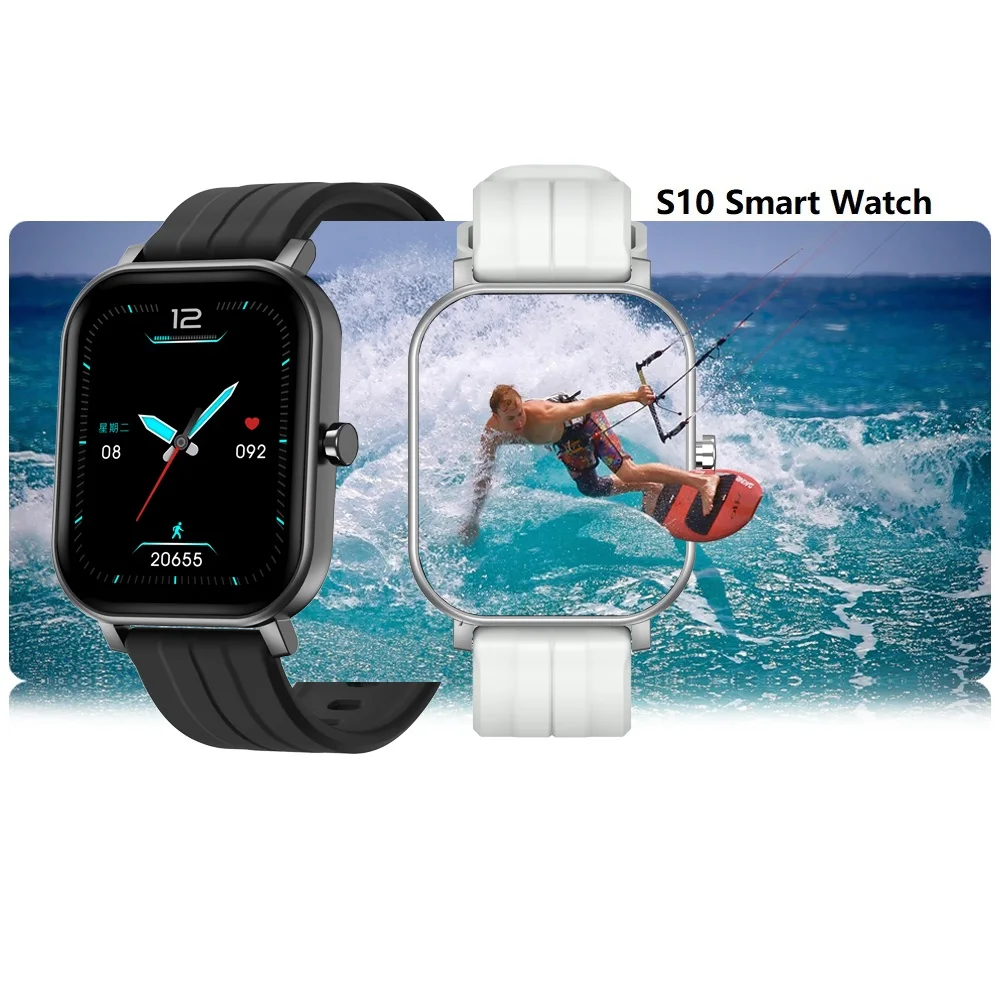 2021 New Hot Sport Smart Watch Waterproof Full Screen With Step Counter Music Control display game watch For Android IOS