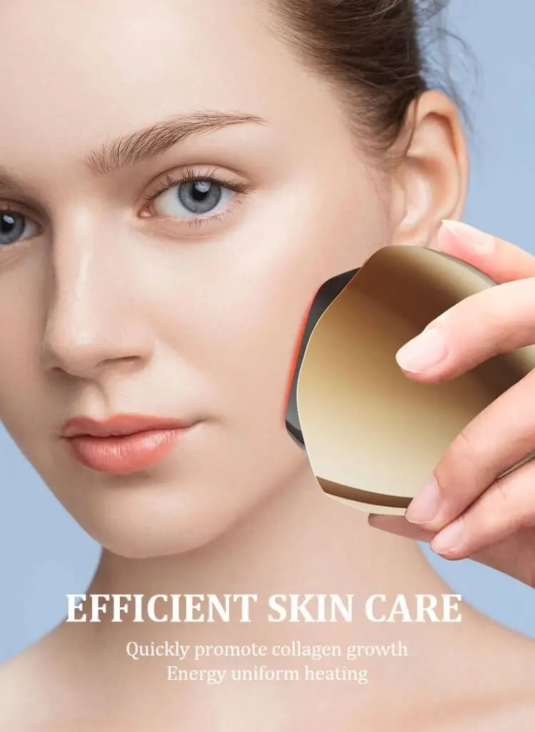 2024 Facial Vibration Skin Rejuvenation Hot Face Massager Home Beauty Led therapy Face Lifting Skin Tightening Machine