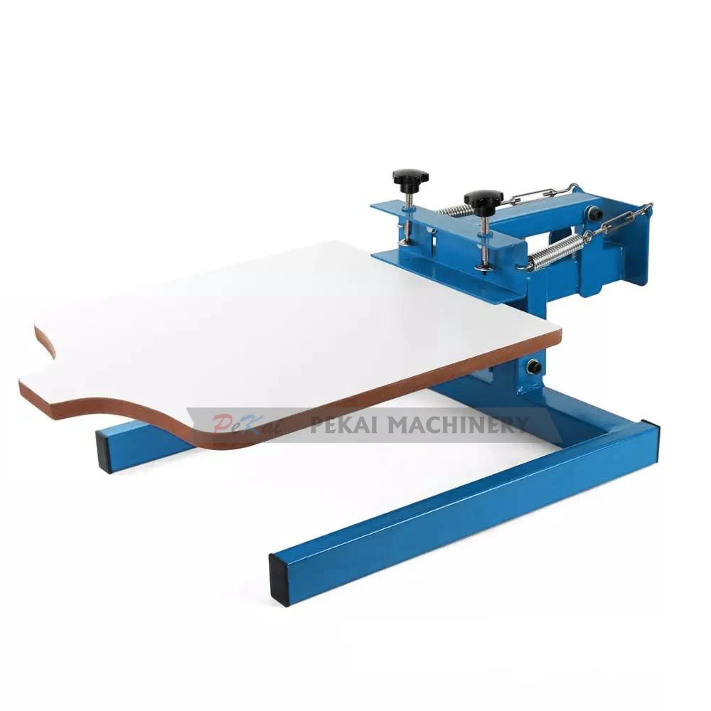 Screen Printing Machine 1 Color 1 Station Desktop Silk Screen Printer