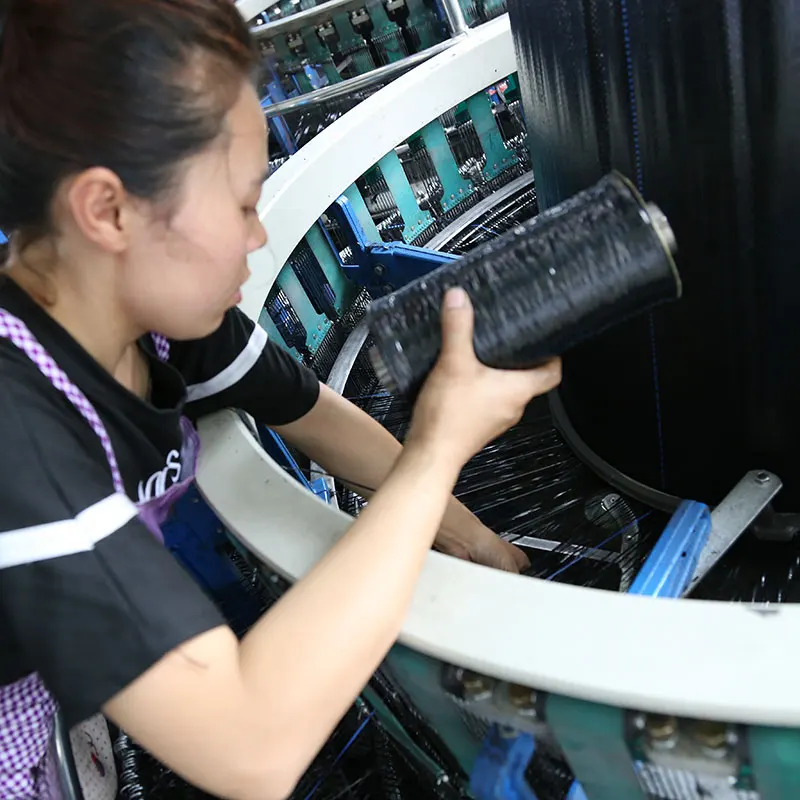 the agriculture greenhouse black plastic garden anti grass film cloth weed mat roll machine