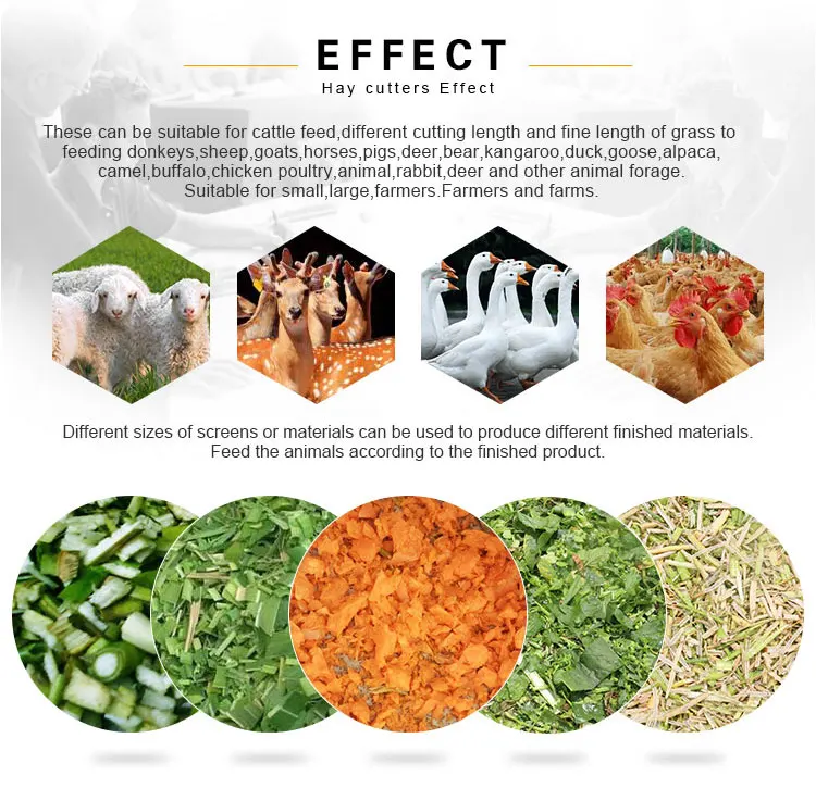 9zp-0.4v chaff cutter machine Suitable for ranches and farmers Easy to move