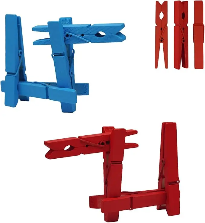 Hot Sale Colorful Clothespin Wooden Clip Rainbow for Decorative Craft Pegs Photos Pictures Decoration Clip Clothespin Clothespin