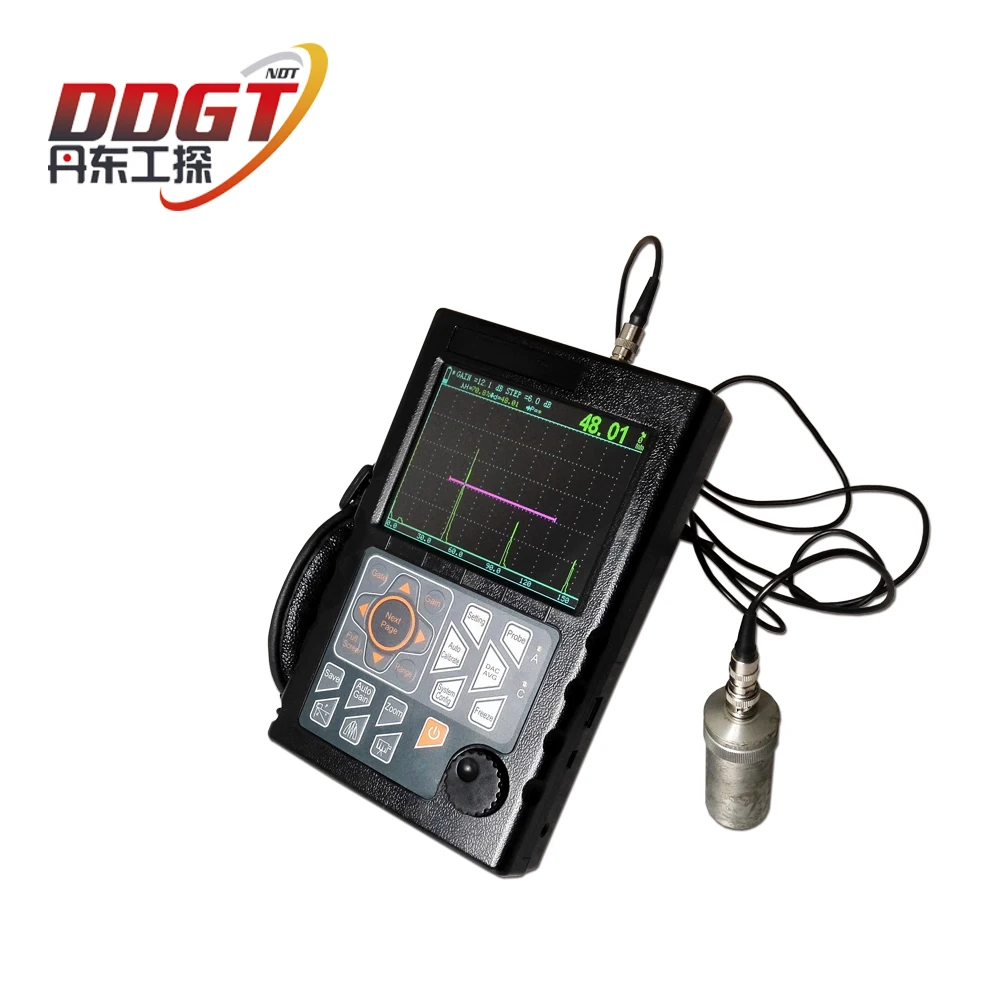 DDGTNDT Equipment High Precision Portable Digital Ultrasonic Flaw Detector DGT-FD800 B scan with Communication software for PC