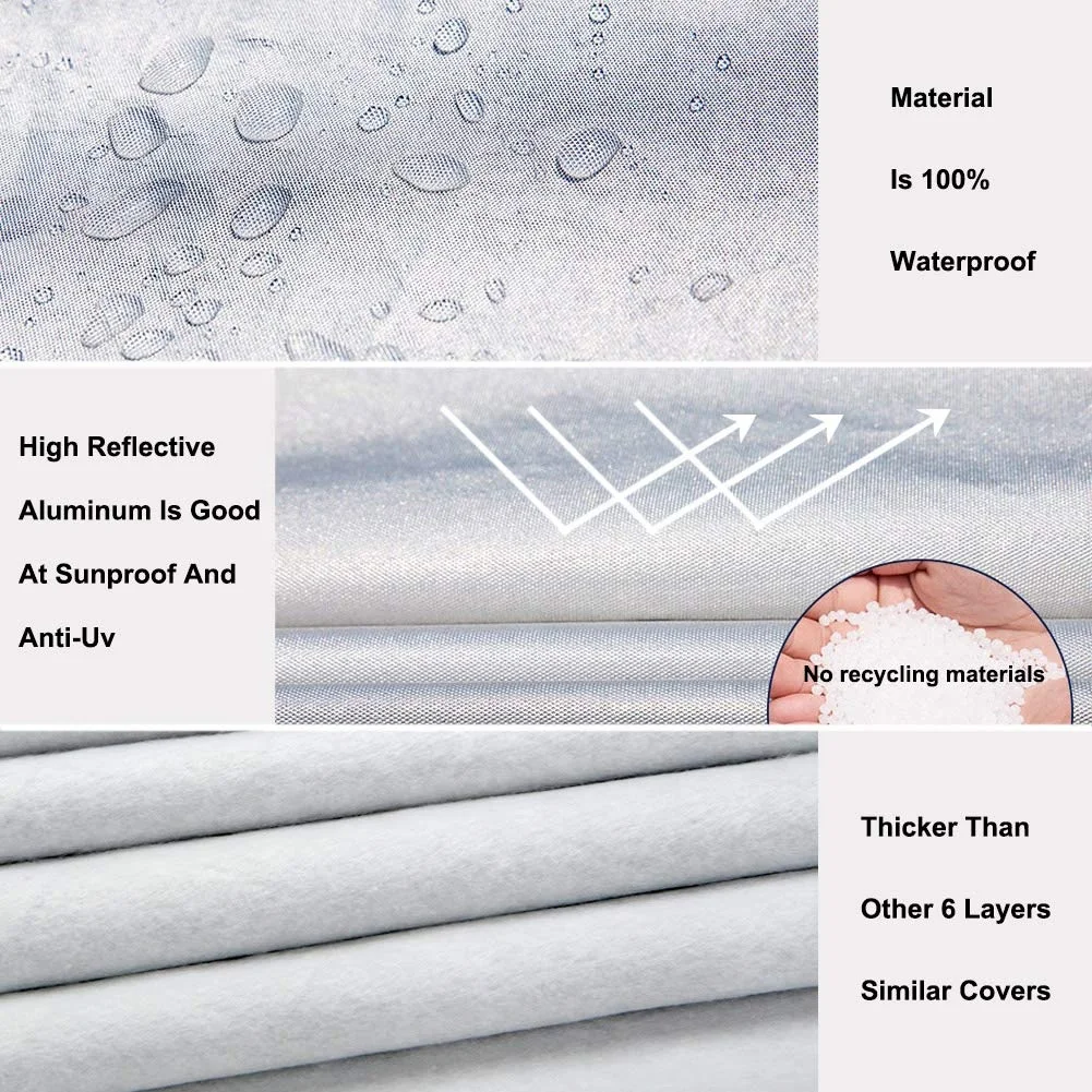 All Seasons Protection Car Cover Scratch Proof UV Waterproof Thicken 6 Layers Car Full Cover for Outdoor