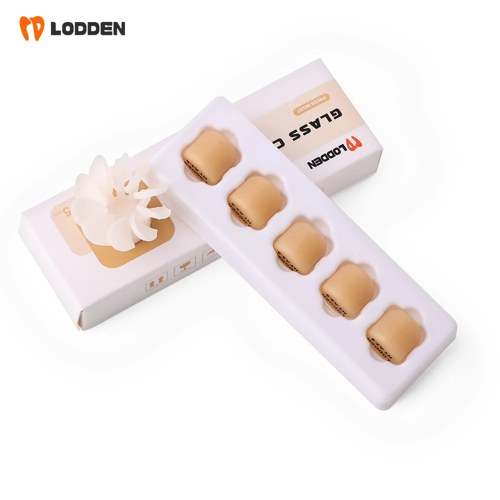 LODDEN Dental Lithium Disilicate Glass Ceramic Press Ingot Dental Ceramic Press Ingots press