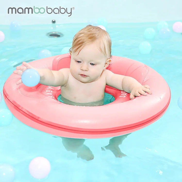 Mambobaby Non-inflatable Float Baby Swimming Ring Swim Trainer Inflatable Pool Float Boat Mambobaby Air Free Baby Seat Float