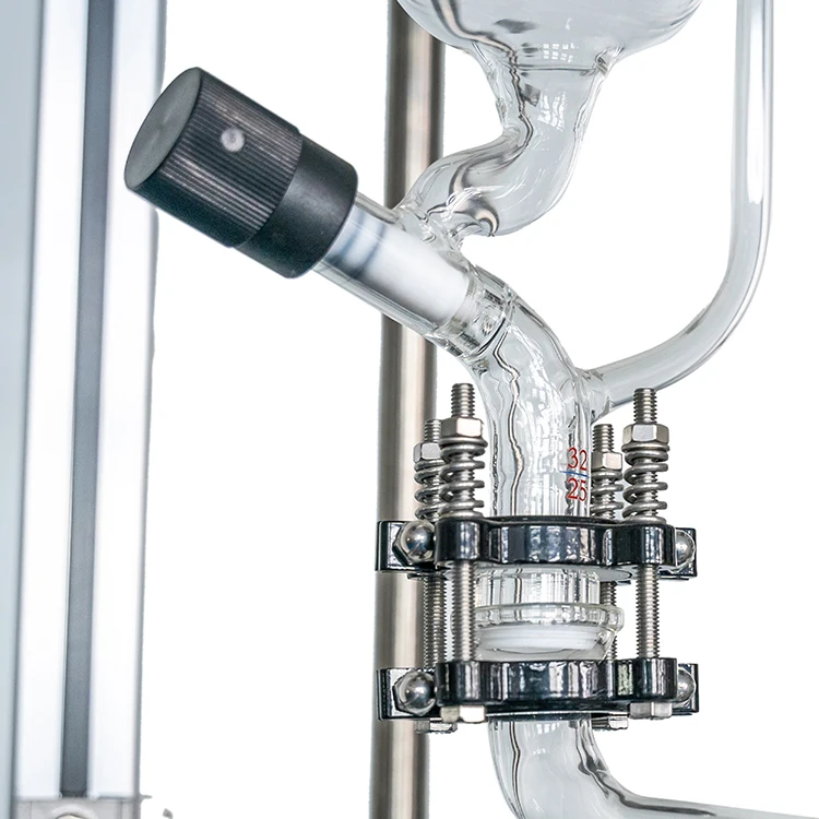 Aishengke 65 Exquisite Structure Manufacturing Lab Equipment Reactor 50l Glass Reaction Kettle Pilot Reactor High Efficient 120W