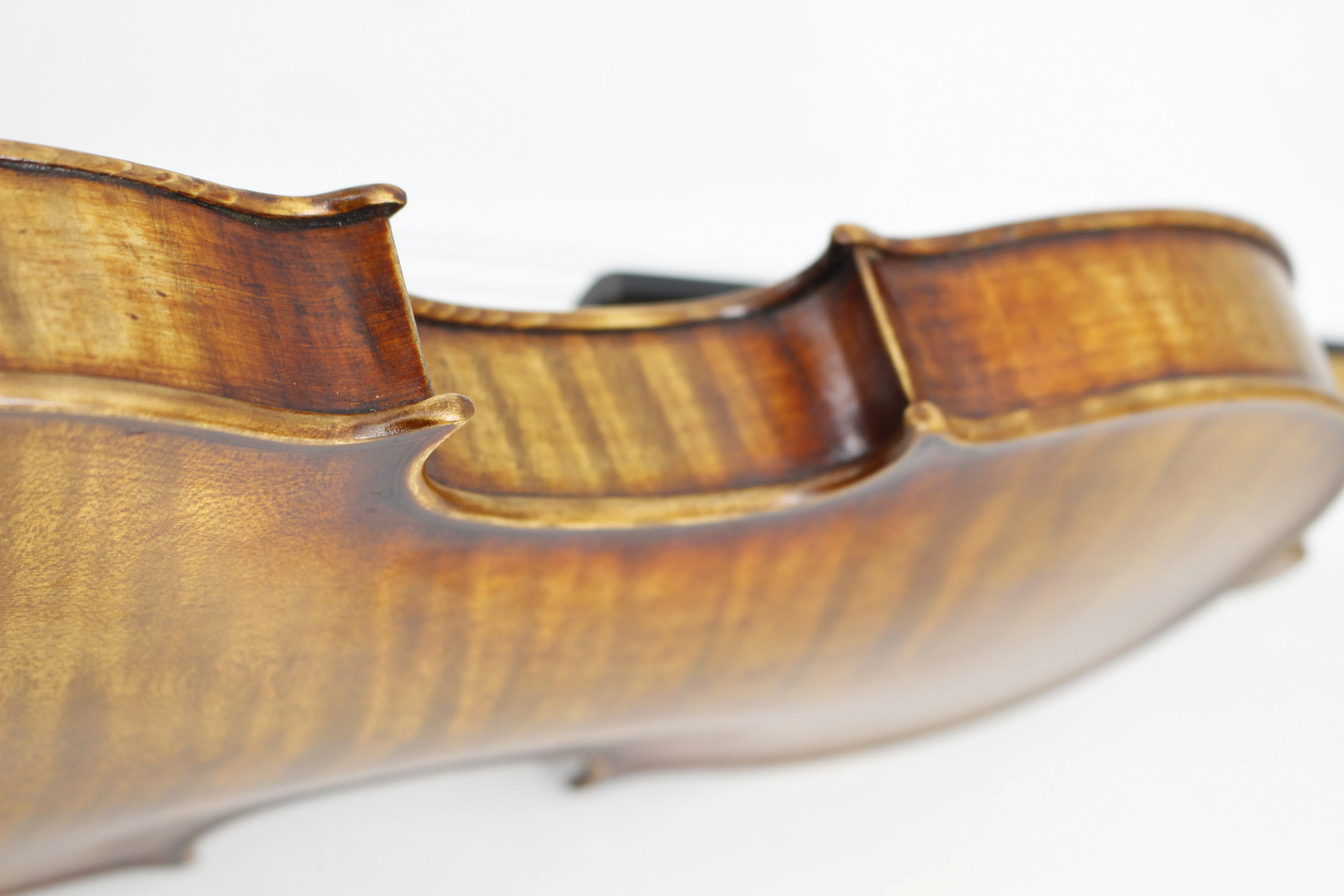 Professional Handmade 4/4 Flame Conservatory Violino Oil Paint German Violin