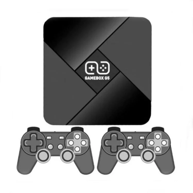 Игровая консоль Gamebox G5 для Android TV 4K HD 32G/64GB/128GB ретро-игры 2,4G Классическая консоль с двойным джойстиком геймпад