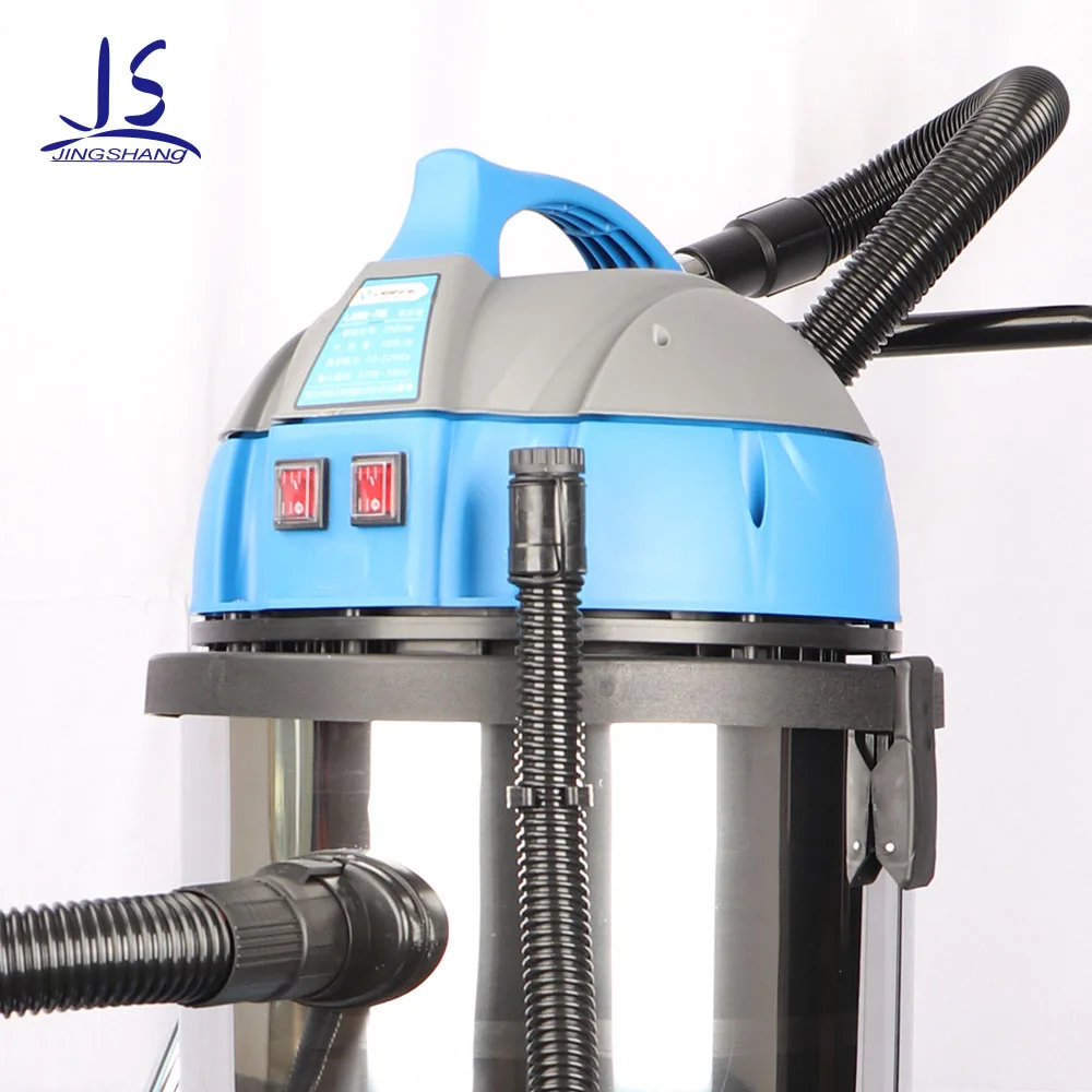 80L two stage motor 3200W Blue Wet Dry Type Industrial and Comercial Vacuum Cleaner For Warehouse