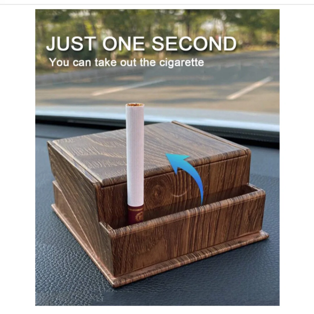 Originality Automatic Bounce Cigarette Box Can Slim Cigarette Case for 20pcs Regular Size Lighter