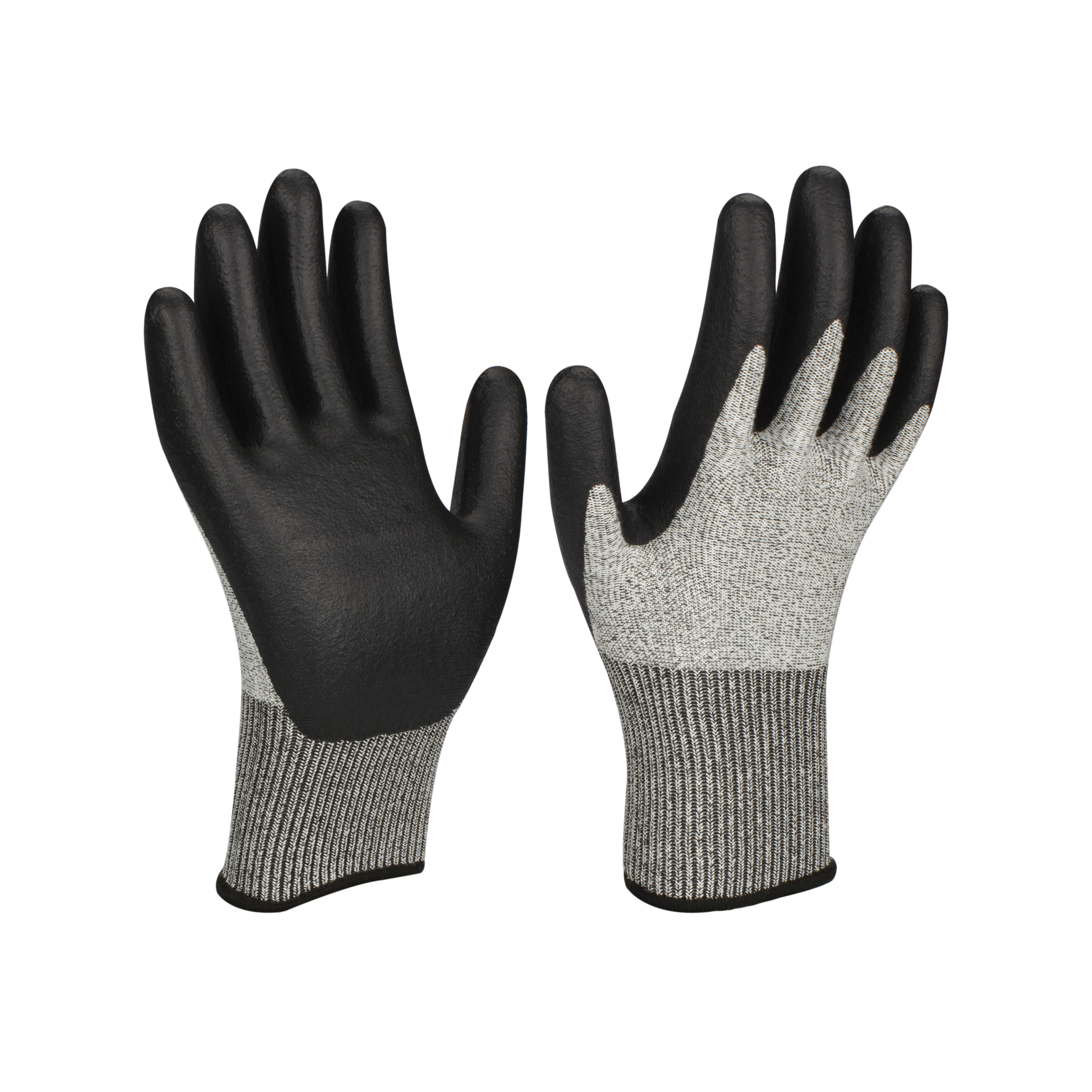 HYCOM B2L-FN Cut Resistant ANSI Cut Level 2 Anti Slip Construction Gloves Palm Foam Nitrile Work Protection Safety Gloves