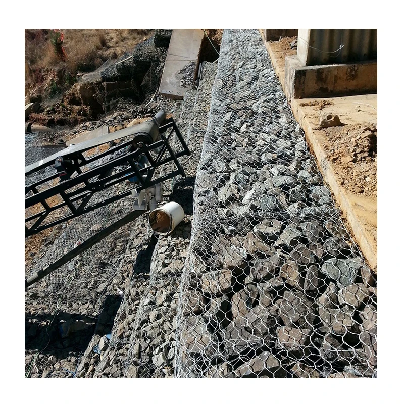 Top Quality Heavy Galvanized Gabion Basket Gabion Box Hexagonal Iron Wire Mesh Woven Gabion Net