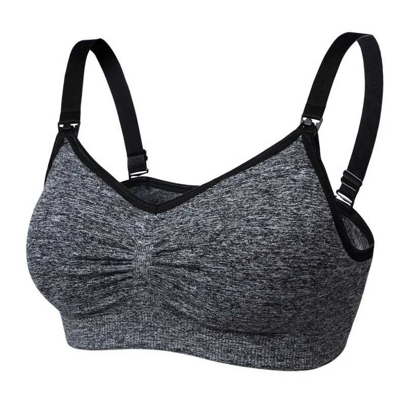 
Upgraded front buckle nursing bra Accessory breast push up pregnant woman feeding underwear nursing underwear cross-border 