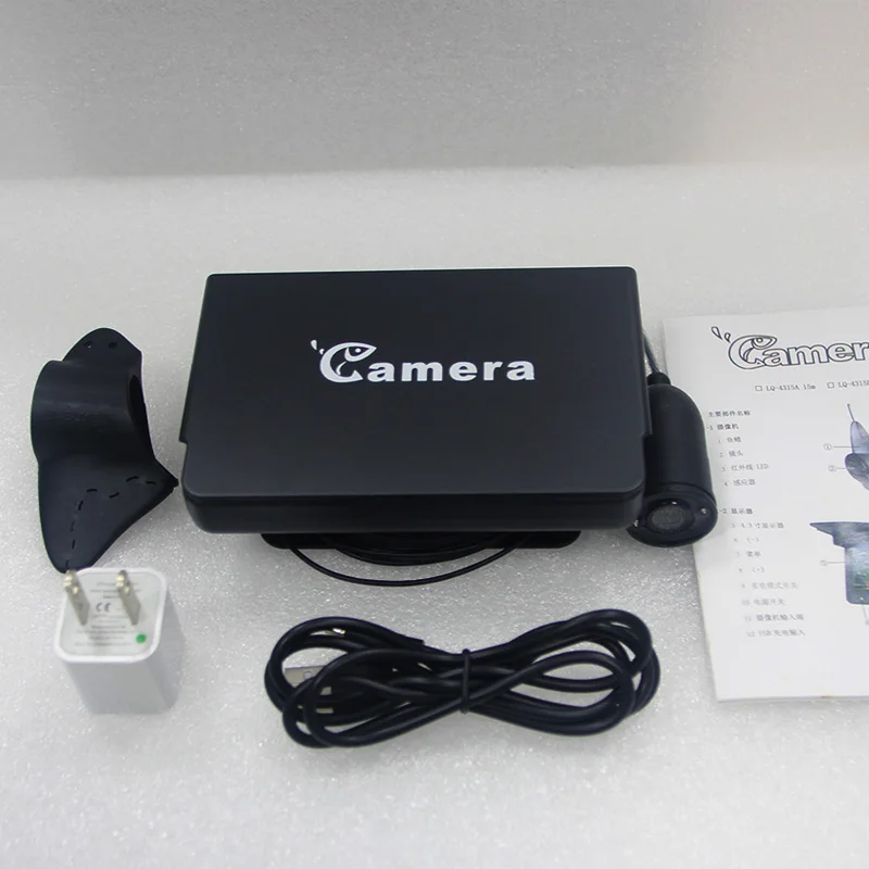 HR-4315F Special wholesale price HD full color wild fishing equipment 4.3inch 15m visual fish finder