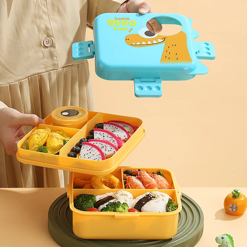 Fruit Snack Portable Lunch Food Storage Container Microwave Freezer Safe Bento Boxes Food Packing Plastic Square Shantou 48 Pcs