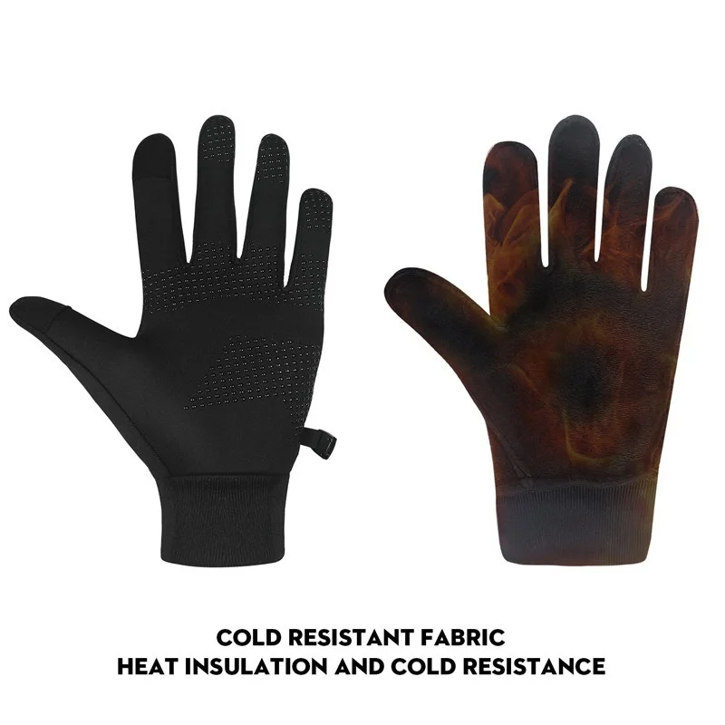 Hot Sale Windproof Cycling Bike Glove Touch Screen Full Finger  Motorcycle Waterproof Winter Sport Gloves
