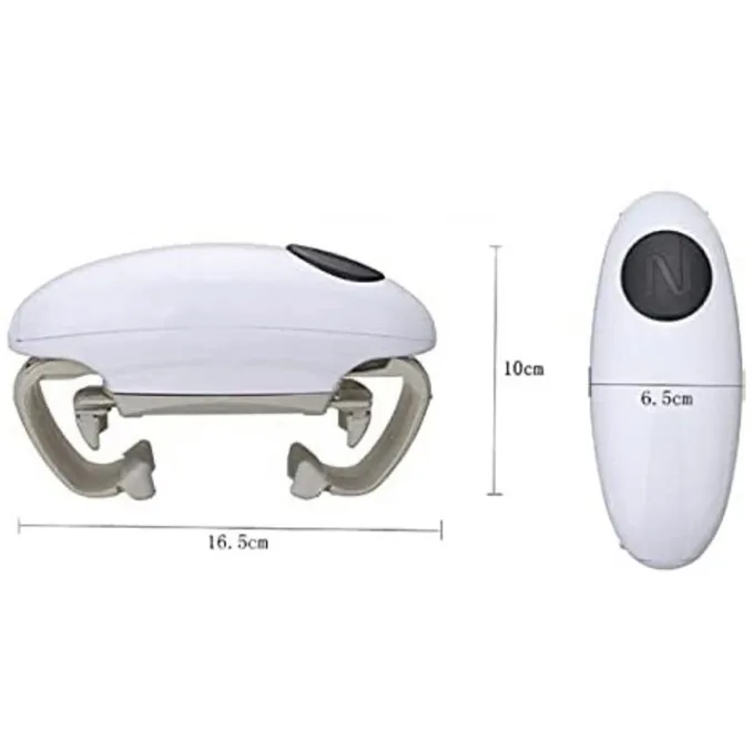Electric Can Opener Smooth Edge Practical Automatic Jar Bottle Openers Home Kitchen Battery Operated Handheld Tin Can 0pener