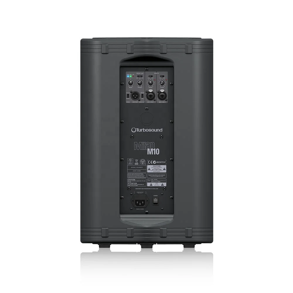 Turbosound Milan M10 Active Speaker 10 Inch 600 Watts Audio Sound Equipment Stage Powered Sound Box Outdoor Indoor