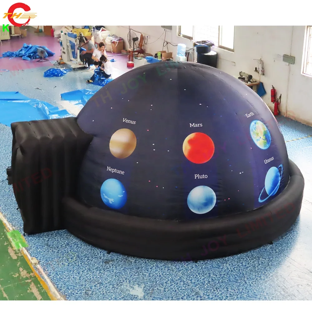 Free Shipping 6m Dia inflatable planetarium projector tent school astronomy projection dome tent structure