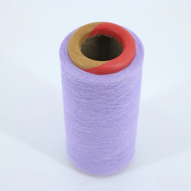 high quality cheap custom recycled mercerized 16s dyed cotton polyester yarn