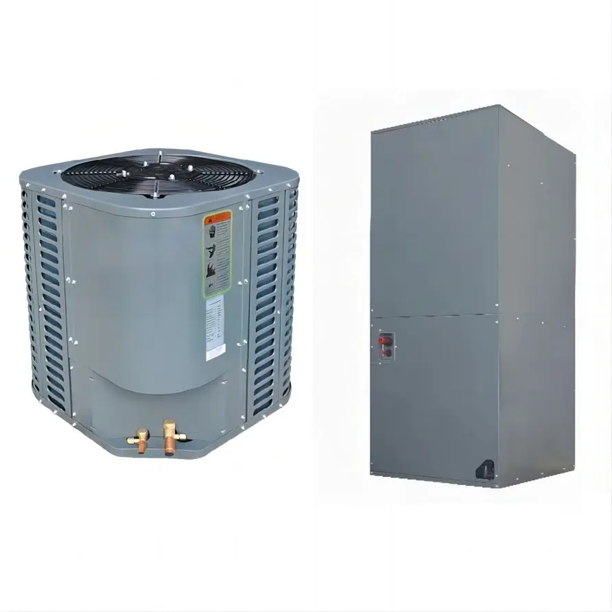 Блок Hvac Ahu 2/3/4/5ton R410A Vrf 18Seer верхний разрядный тепловой насос в России американский воздуховод центральный кондиционер