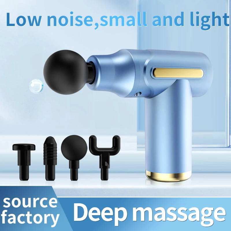 2024 New design colorful massage equipment deep muscle soreness relieve portable fascia mini massage gun