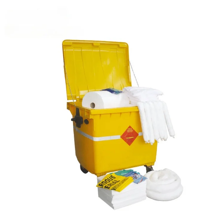 OIL chemical universal SPILL ABSORBENT roll PADS Oil absorbent Booms spill kits suction liquid roll
