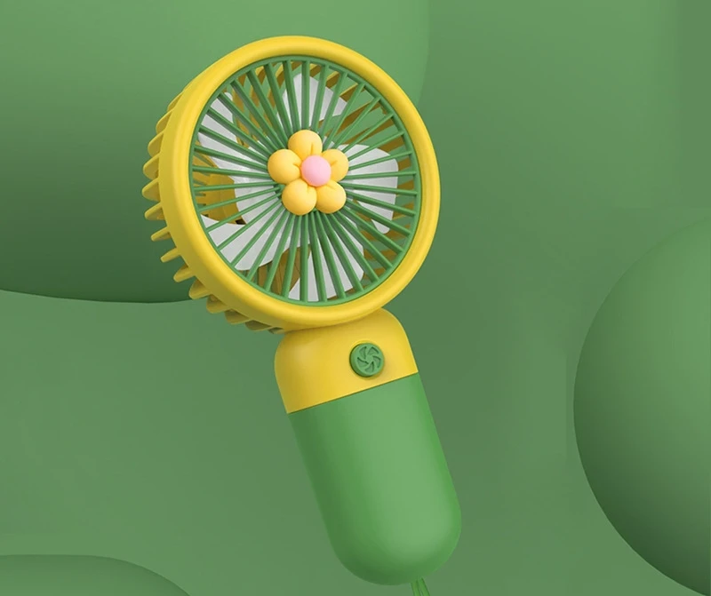 Mini Portable Fan - Handheld Fan for Women Girls Kids Indoor Outdoor Travelling Pink