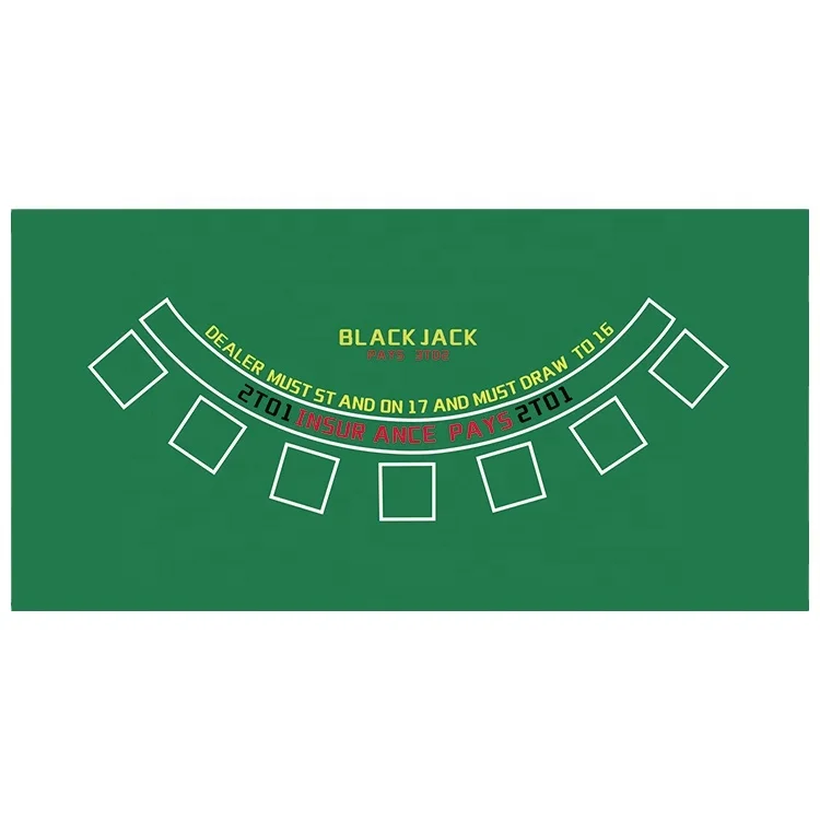 2023 hotsale customized China manufacture made non slip poker game table mat poker card game mat rubber poker mat